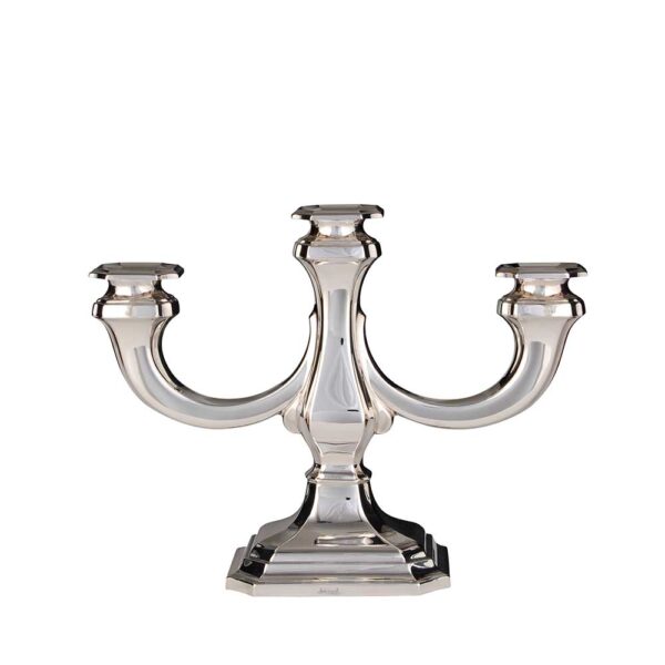 Kerzenständer Silber 925 "Englisch Barock 1703" Dreiarmig | Möhrle Silber
