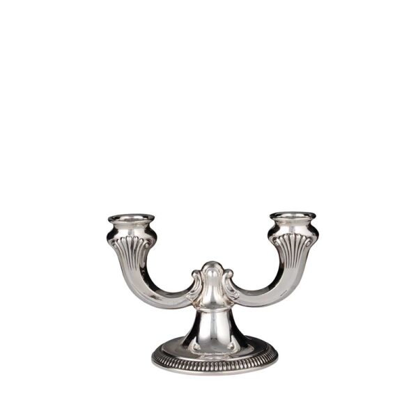 Kerzenständer Silber 925 "Louis XIV 1692" Zweiarmig | Möhrle Silber