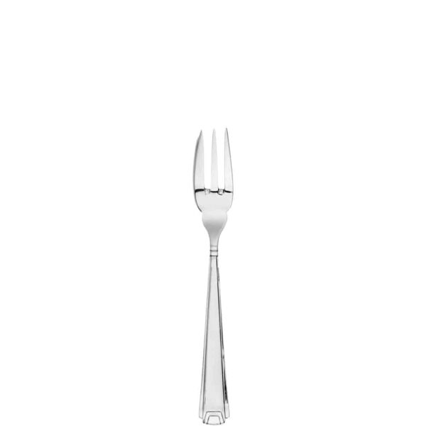Kuchengabel Art Deco 925 Sterling Silber