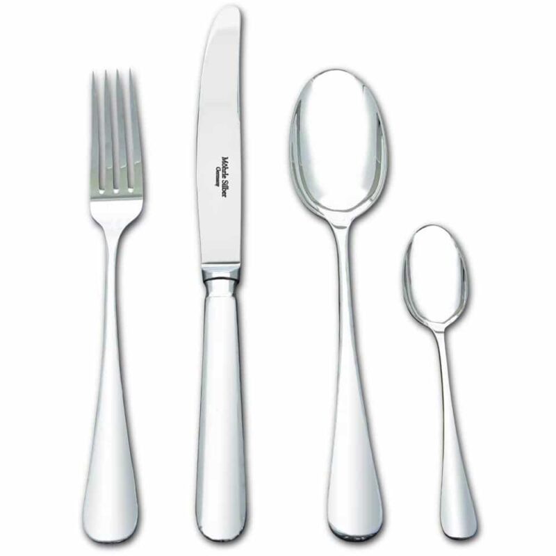 Cutlery set 4 pieces "Swing" 925 Sterling Silver