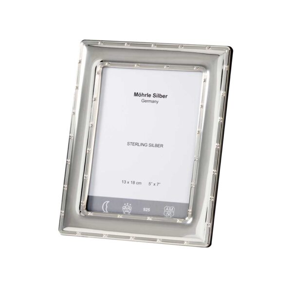Bilderrahmen Silber 925 "240" Doppelkreuzband | Möhrle Silber Germany