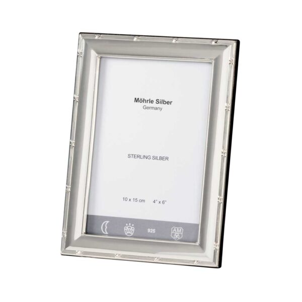 Bilderrahmen Silber 925 "243" Kreuzband | Möhrle Silber Germany