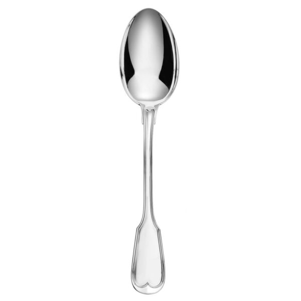 Vegetable / Potato Spoon Augsburg Thread 925 Sterling Silver