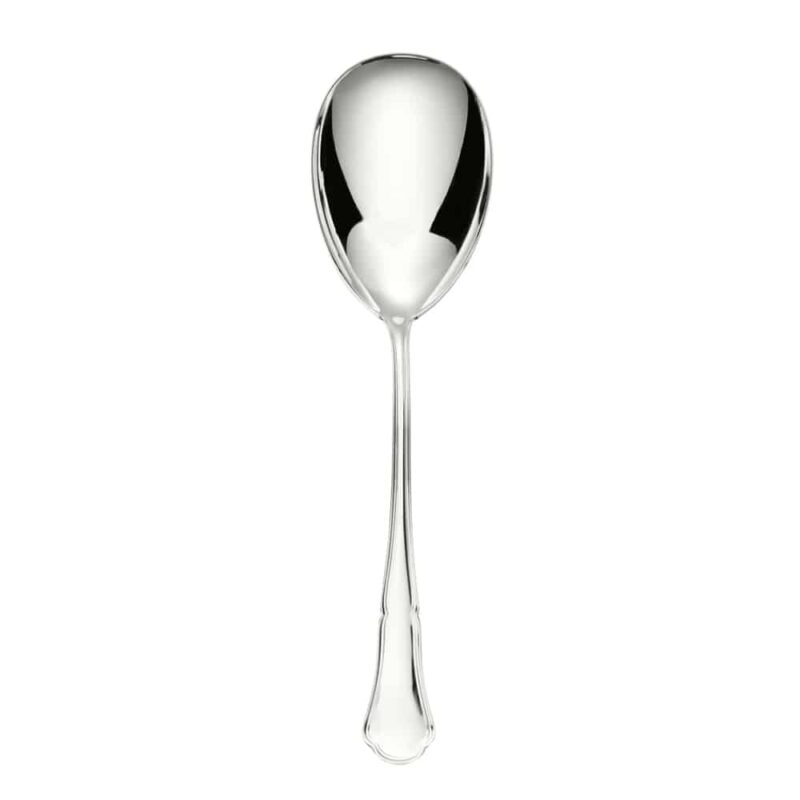 Serving spoon Chippendale 925 Sterling silver
